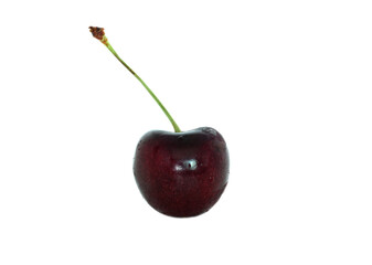 cherries isolated on white background