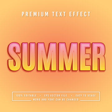 Decorative Summer Font And Alphabet Vector