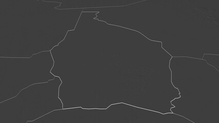 Tahoua, Niger - outlined. Bilevel