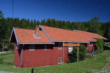 Fototapeta na wymiar Water sawmill. Norway