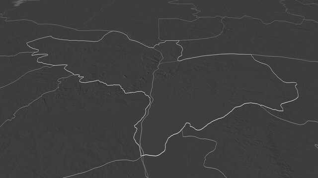 Kogi, Nigeria - outlined. Bilevel
