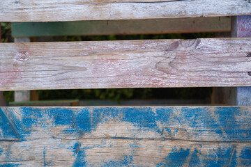 Old wood vintage texture, background, blue and white light colour toning