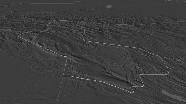 Hela, Papua New Guinea - outlined. Bilevel