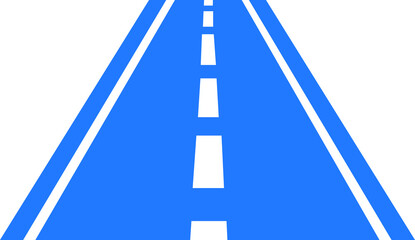 Road icon simple vector illustration