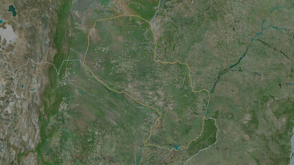 Paraguay - overview. Satellite