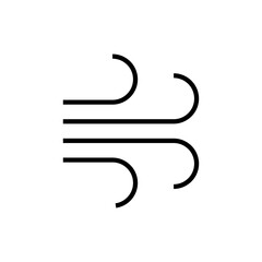 Fototapeta premium Wind icon vector