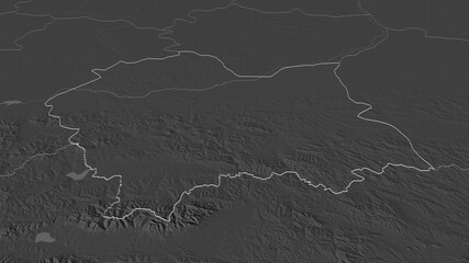 Lesser Poland, Poland - outlined. Bilevel