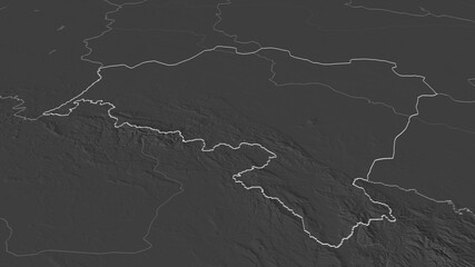 Lower Silesian, Poland - outlined. Bilevel