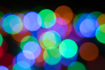 Abstract beautiful bokeh background. Out-of-focus or blurred light background.
