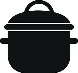 Cooking pot icon vector illustration