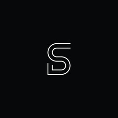 Professional Innovative 3D Initial SD logo and DS logo. Letter SD DS Minimal elegant Monogram. Premium Business Artistic Alphabet symbol and sign