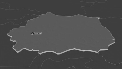 Kaffrine, Senegal - extruded with capital. Bilevel © Yarr65