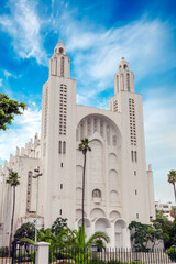 Fototapeta na wymiar casablanca catedral, morocco