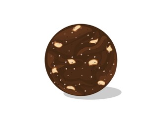 Ragi Laddu,Nachni Laddu Indian Sweets or Mithai Food Vector