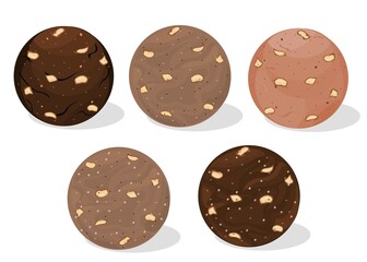 All Ragi Laddu,Nachni Laddu Indian Sweets or Mithai Food Vector