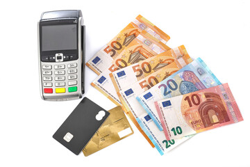 card terminal in studio