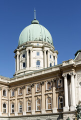 Fototapeta na wymiar Building of the National Gallery in Budapest