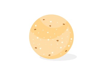 Rava,Rawa Laddu laddu Indian Sweets or Mithai Food Vector