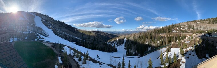 Winter wonderland landscape