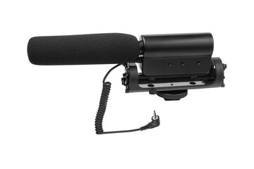 An external mic that is commonly used in digital cameras such as DSLRs and Mirrorless, with a 3.5...