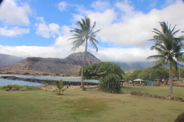 Pokai Bay Beach Oahu Island Hawaii