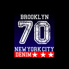 brooklyn vector illustration