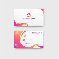 abstract creative business card template