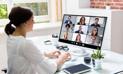 Online Video Conference Call