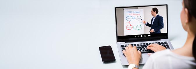 Virtual Online Video Conference Webinar