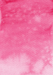 Pink Water Colour Background, Hand Painted Watercolor Paper Texture