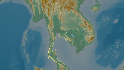 Thailand - overview. Relief