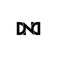 dnd letter original monogram logo design