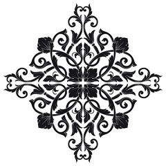 Classical baroque vector of vintage element for design. Decorative design element filigree calligraphy vector. You can use for wedding decoration of greeting card and laser cutting.