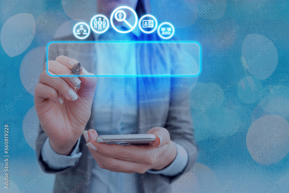 Poster information digital technology network connection infographic elements icon