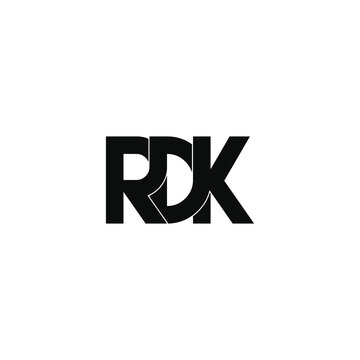 rdk letter original monogram logo design