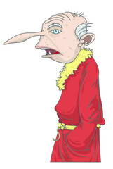 Vieillard peu sympathique