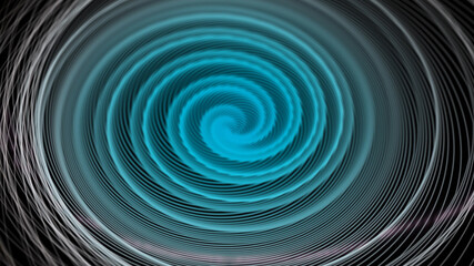 Multicolored circular abstract background. Tunnel of lines.