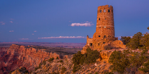 Desert View Watchtower in Grand Canyon National Park, Arizona 