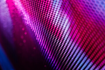 CloseUp LED blurred screen. LED soft focus background. abstract background ideal for design.