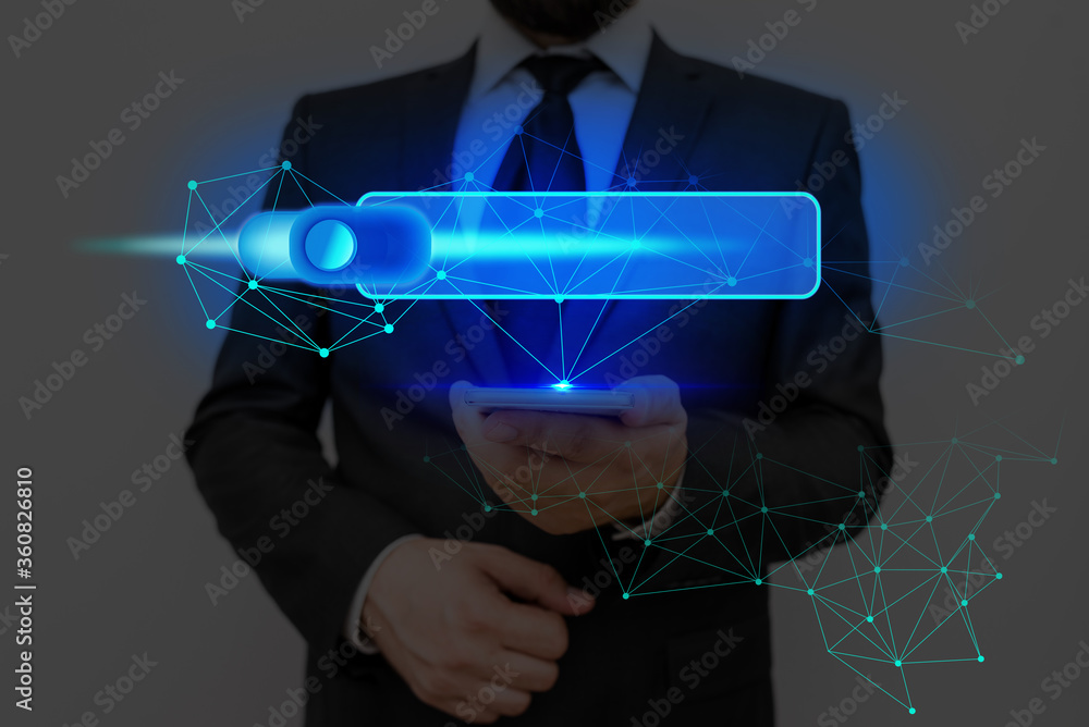 Poster graphics padlock for web data information security application system