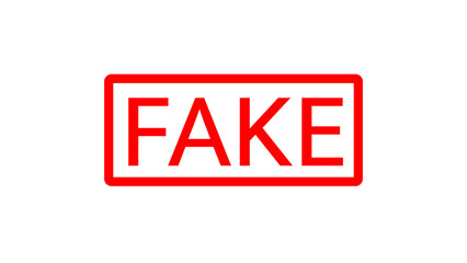Fake stamp sign. Fake seal stamp background isolated.