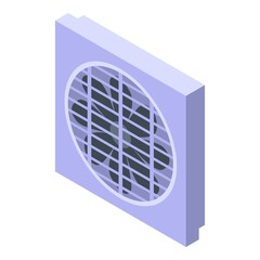Air condition ventilation icon. Isometric of air condition ventilation vector icon for web design isolated on white background