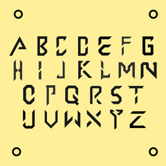 Alphabet Letter Concept Style Design Illustration