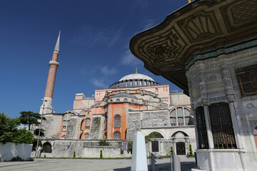 Hagia Sophia Museum in Sultanahmet, Istanbul, Turkey