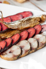 Beer mix snack chum salmon pink salmon mackerel
