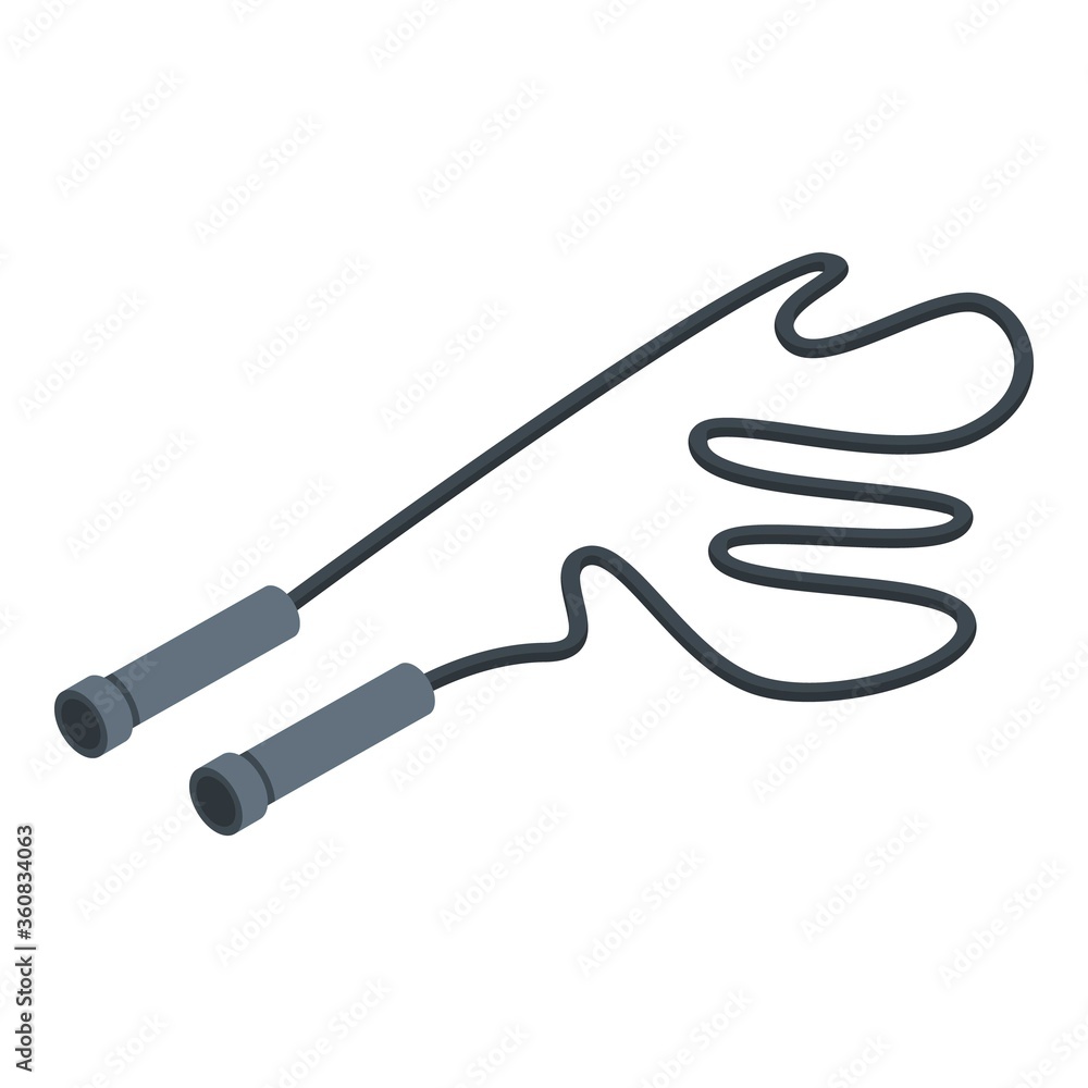 Aufkleber jump rope icon. isometric of jump rope vector icon for web design isolated on white background