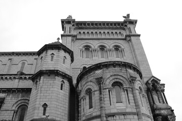 Fototapeta na wymiar Cathédrale Notre Dame Immaculée de Monaco, ville de Monaco, Monaco