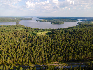 hiidenvesi lake in Finland, Nummela