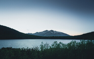 Сalm evening by the lake.