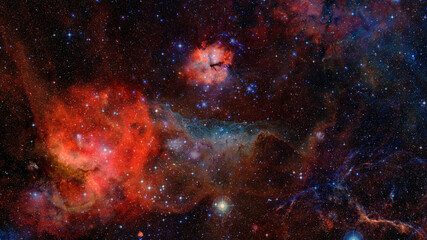 Fototapeta na wymiar Outer space background. Elements of this image furnished by NASA